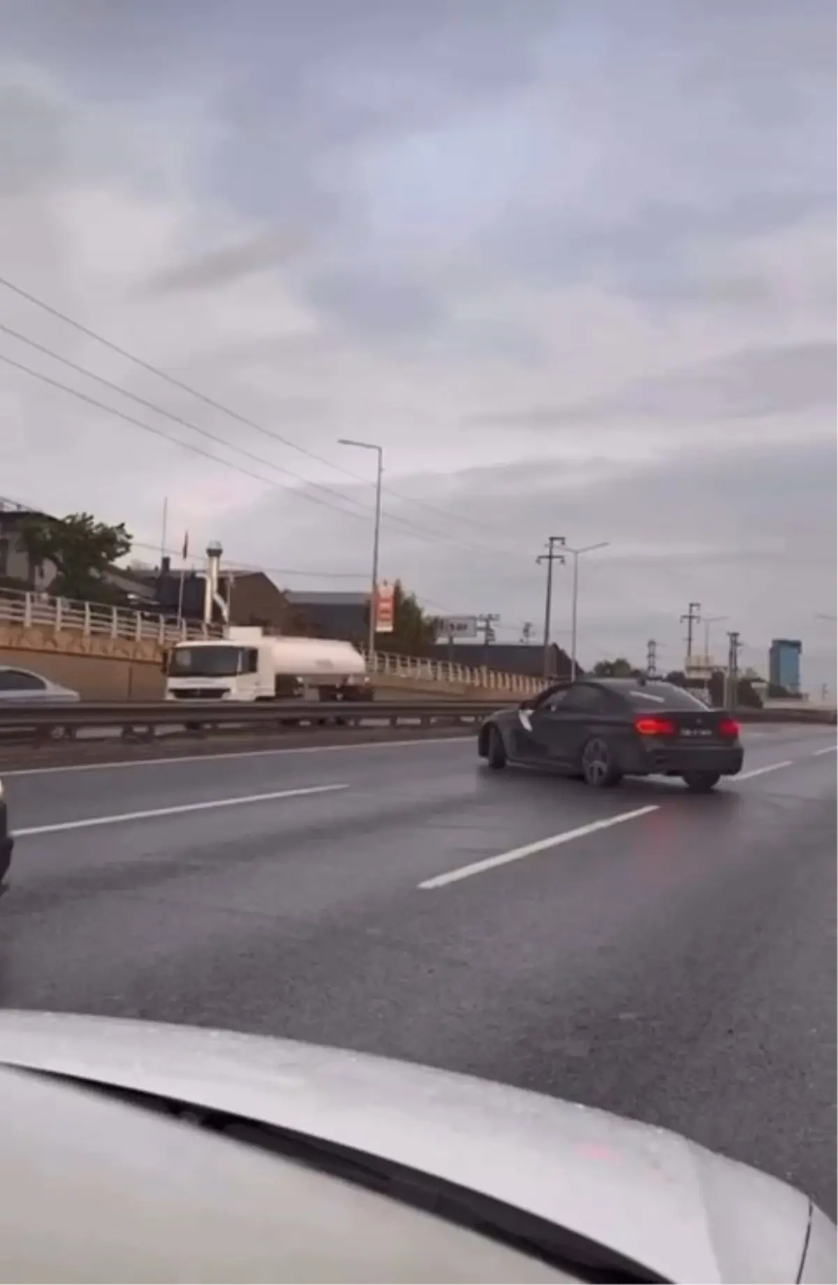 Drift Atan Sürücüye Cezası Kesildi